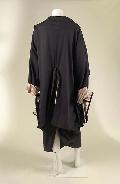 Coat, John Galliano (founded 1984), cotton, silk, metal, plastic, British