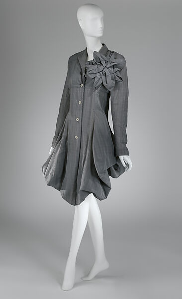 Dress, John Galliano (founded 1984), nylon, silk, synthetic, British 