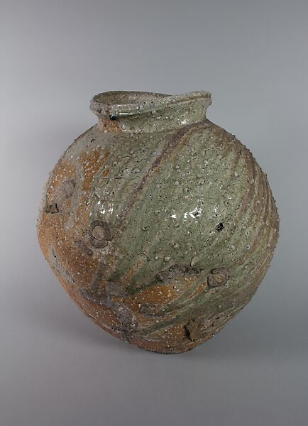 Jar, Tsujimura Shirō (Japanese, born 1947), Stoneware with natural ash glaze, Japan 