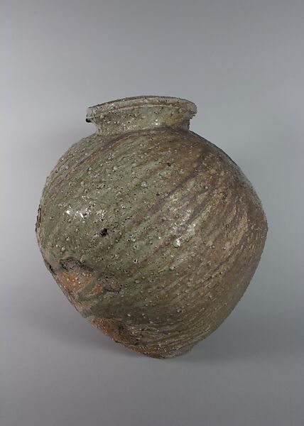 Jar, Tsujimura Shirō (Japanese, born 1947), Stoneware with natural ash glaze, Japan