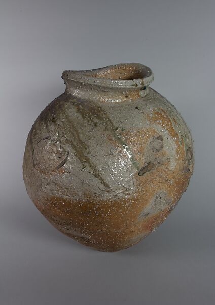 Jar, Tsujimura Shirō (Japanese, born 1947), Stoneware with natural ash glaze, Japan