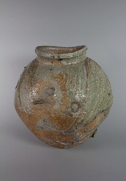 Jar, Tsujimura Shirō (Japanese, born 1947), Stoneware with natural ash glaze, Japan