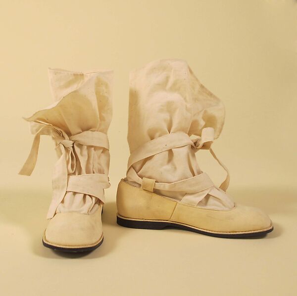 Shoes, Comme des Garçons (Japanese, founded 1969), leather, cotton, plastic (synthetic rubber), Japanese 