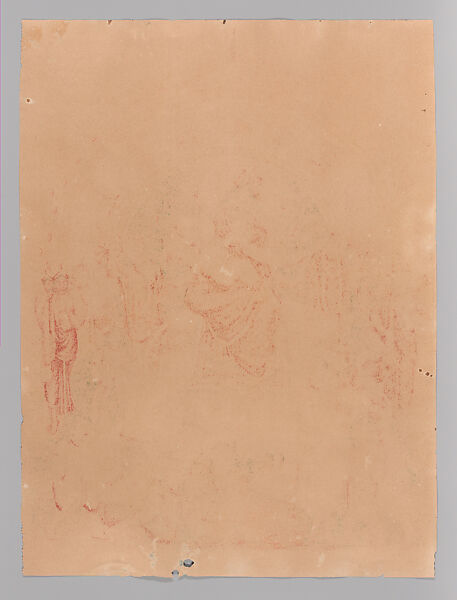 Durga holding the infant Krishna (Deva Gostha), Chromolithograph on paper, India, Kolkata, West Bengal