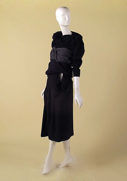 Ensemble, Comme des Garçons (Japanese, founded 1969), wool, Japanese