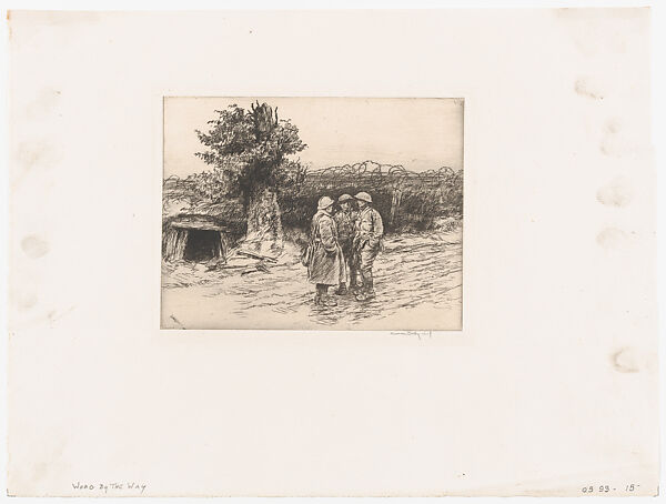 Word by the Way, Kerr Eby (Canadian (born Japan), Tokyo 1889–1946 Norwalk, Connecticut), Etching 