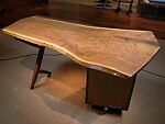 Conoid Desk, George Nakashima (American, Spokane, Washington 1905–1990 New Hope, Pennsylvania), Walnut, Japan
