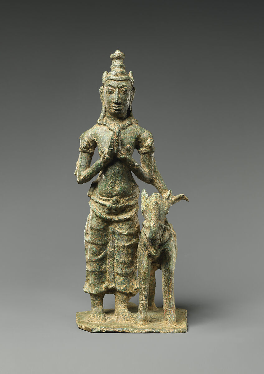 Varuna, Lord of Knowledge; Regent of the West, Bronze, Sri Lanka 