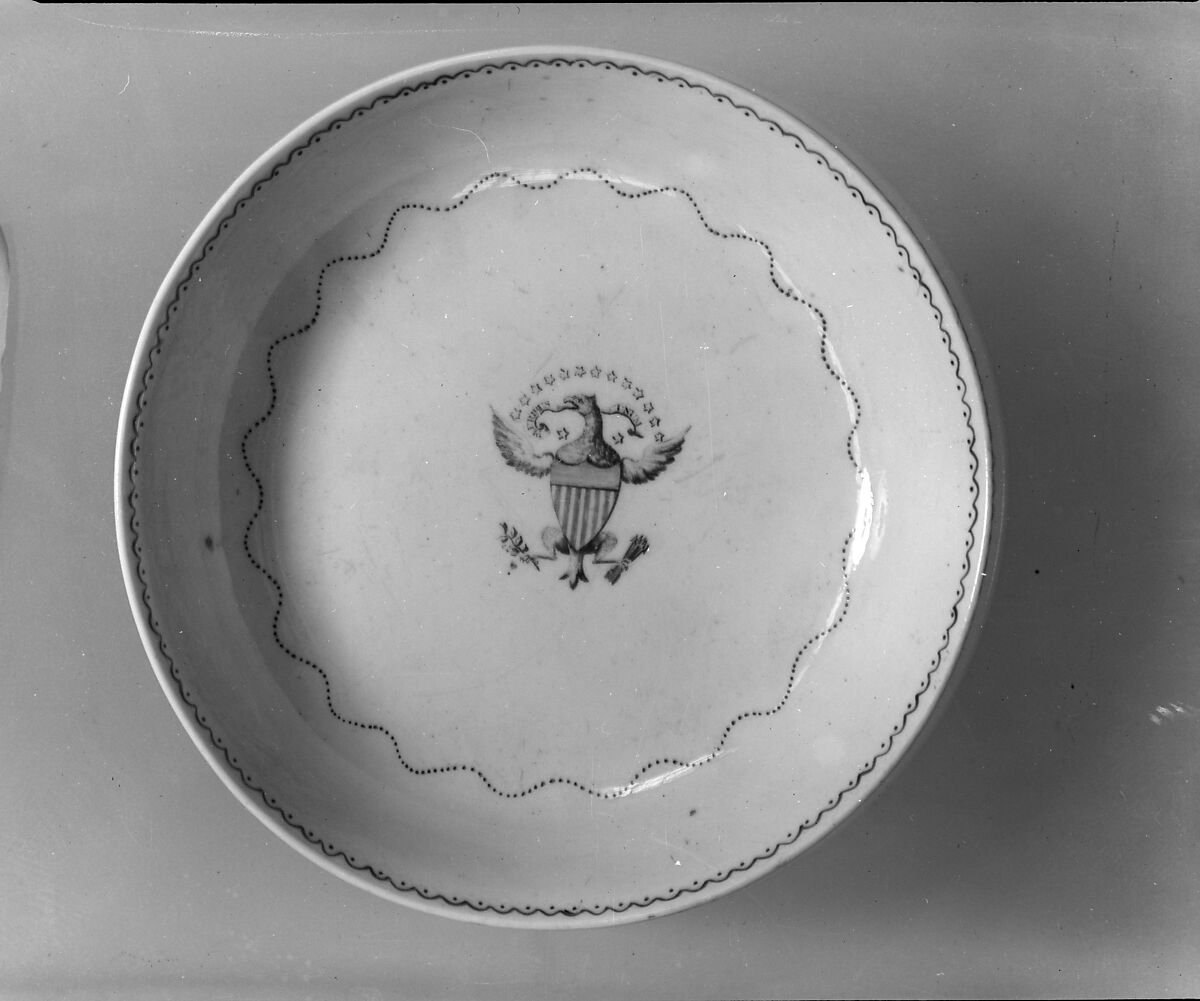 Saucer, Porcelain, British 