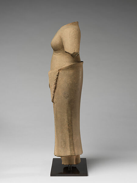 Headless Female Figure, Stone, Cambodia