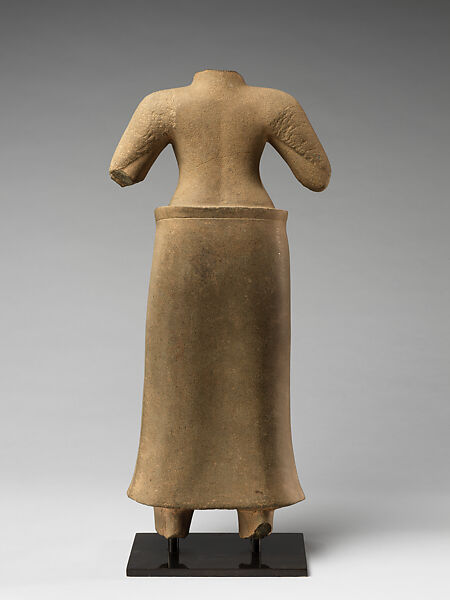 Headless Female Figure, Stone, Cambodia
