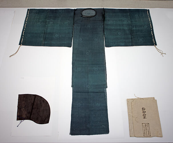 Man's Court Robe (Kariginu) with Belt and Hat