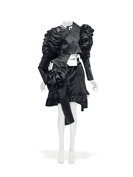 Dark Romance, Witch, Comme des Garçons (Japanese, founded 1969), (a) silk, cupra, cotton, metal, (b) silk, cupra, cotton, metal, (c) polyester, metal, (d) cotton, spandex, Japanese