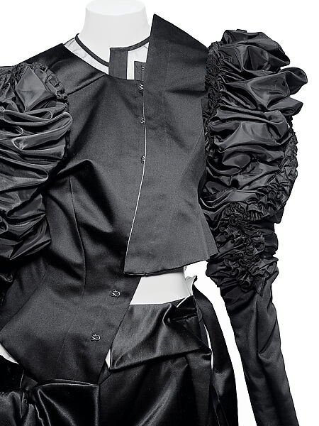 Dark Romance, Witch, Comme des Garçons (Japanese, founded 1969), (a) silk, cupra, cotton, metal, (b) silk, cupra, cotton, metal, (c) polyester, metal, (d) cotton, spandex, Japanese