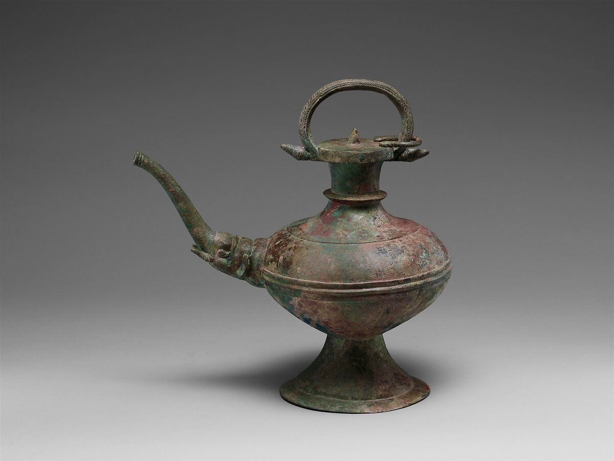 Ewer with Elephant-Headed Spout, Bronze, Vietnam 