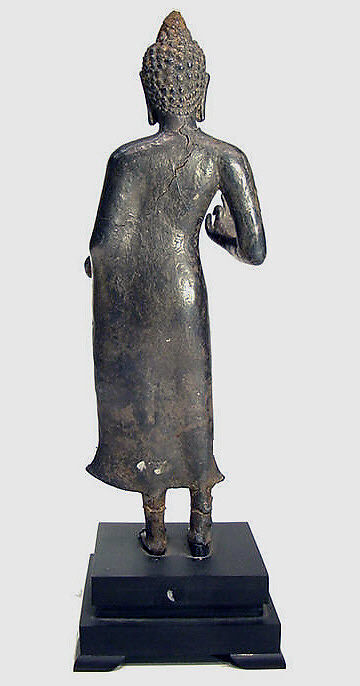 Standing Buddha, Silver, Thailand