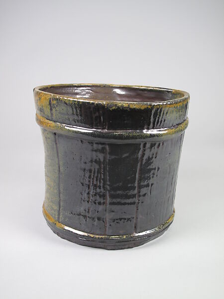Water Jar, Anjin Abe (Japanese, born 1938), Pottery (Bizen ware), Japan