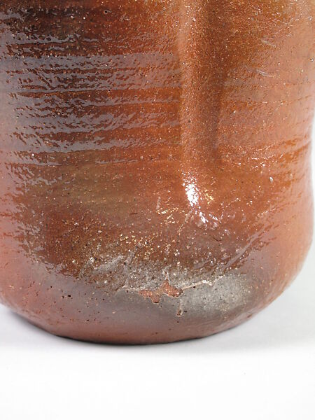 Water Jar, Anjin Abe (Japanese, born 1938), Stoneware (Bizen ware), Japan