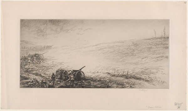 Open Action, Kerr Eby (Canadian (born Japan), Tokyo 1889–1946 Norwalk, Connecticut), Etching 