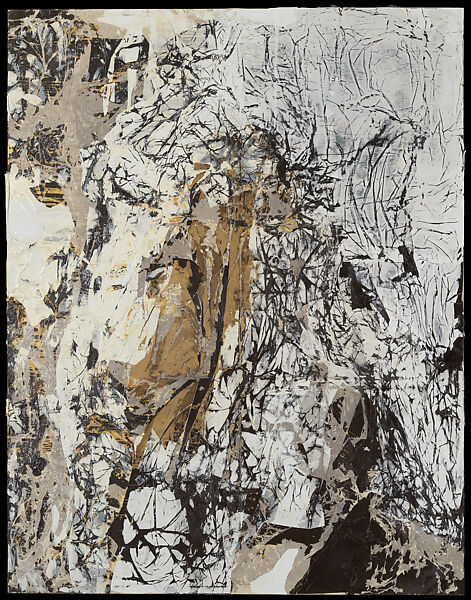 Duck Walk, Mark Bradford (American, born Los Angeles, California, 1961), Mixed media on canvas