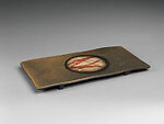 Serving Platter, Mori Tōgaku (Japanese, born Okayama, 1937), Stoneware with natural ash glaze (Bizen ware), Japan