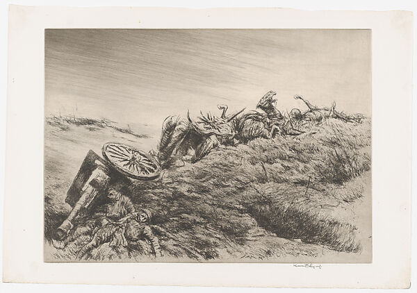 They Hunt No More, Kerr Eby (Canadian (born Japan), Tokyo 1889–1946 Norwalk, Connecticut), Etching and sandpaper ground 