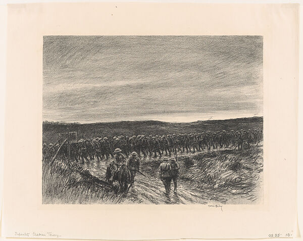 Infantry, Château-Thierry, Kerr Eby (Canadian (born Japan), Tokyo 1889–1946 Norwalk, Connecticut), Lithograph 