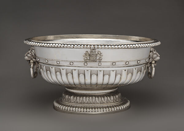 Basin with the coats-of-arms of Ernest Augustus, bishop of Osnabrück and duke of York, Lewin Dedecke  German, Silver, German, Hanover