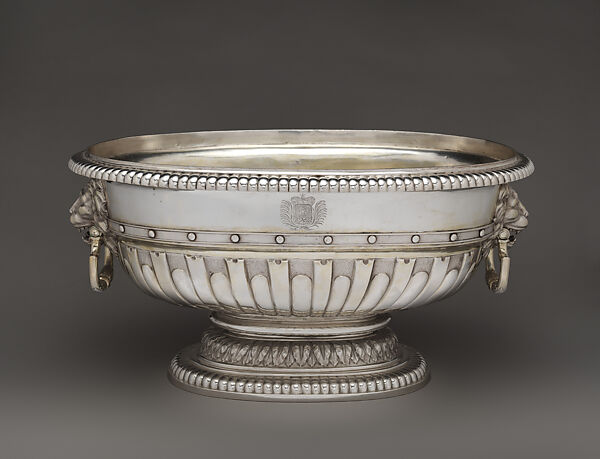 Basin with the coats-of-arms of Ernest Augustus, bishop of Osnabrück and duke of York, Lewin Dedecke (German, 1660–1733), Silver, German, Osnabrück