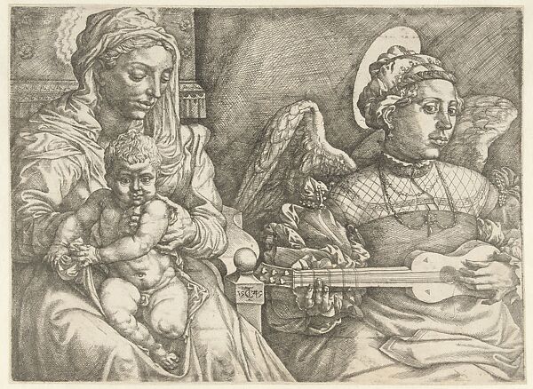 Virgin and Child with the Music-Making Angel