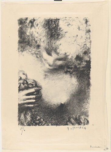 Woman holding a flower