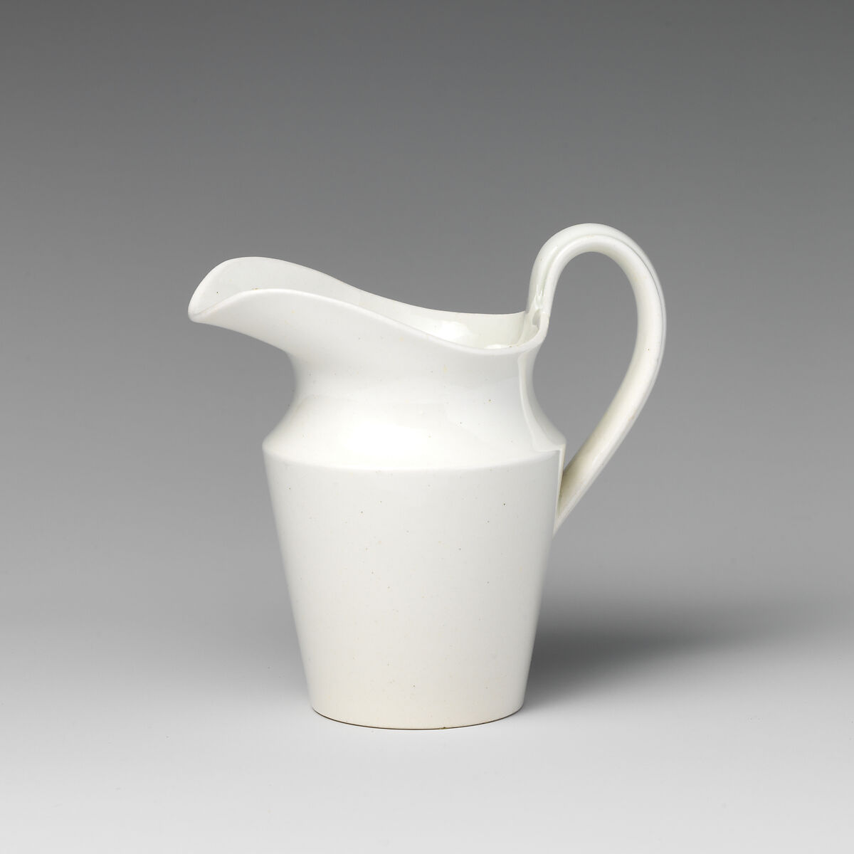 Miniature cream pitcher (part of a set), Soft-paste porcelain, British 