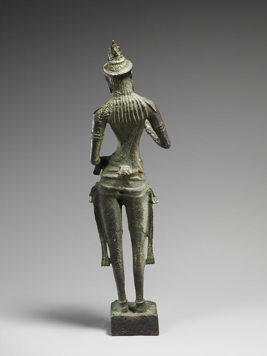 Standing Goddess, Bronze, India (Andhra Pradesh)