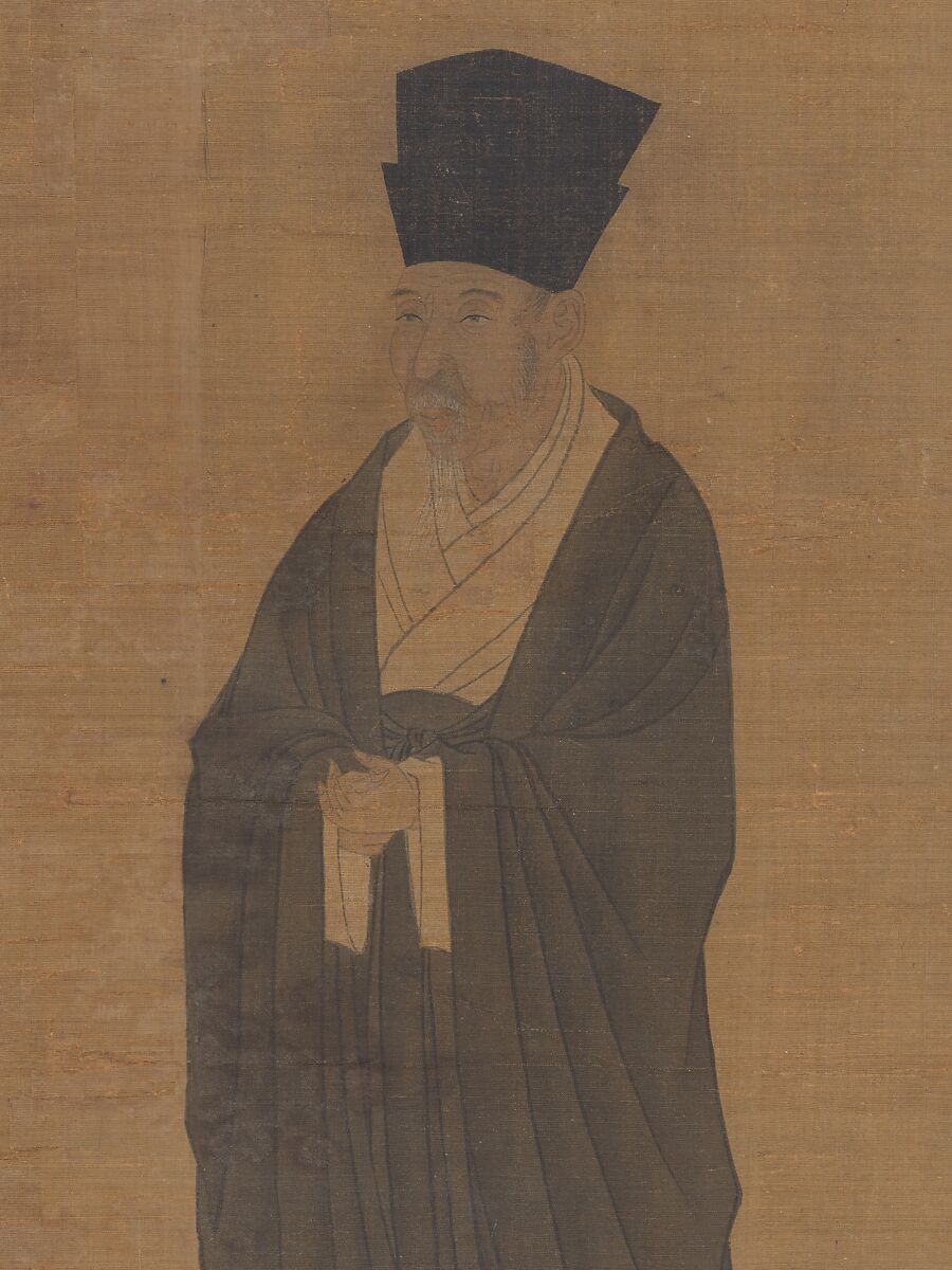 Portrait of Bi Shichang, from the set Five Old Men of Suiyang, Unidentified artist Chinese, active 11th century, Album leaf; ink and color on silk, China