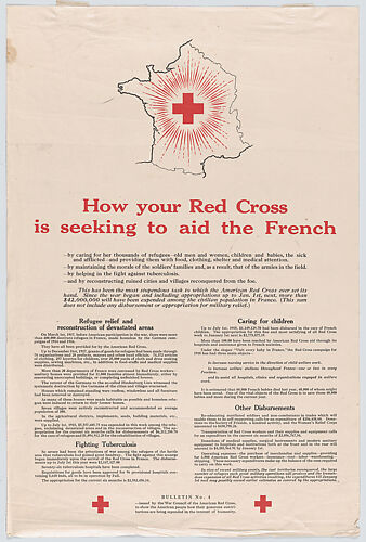 Issued by American Red Cross, The Red Cross Needs You: Join Now