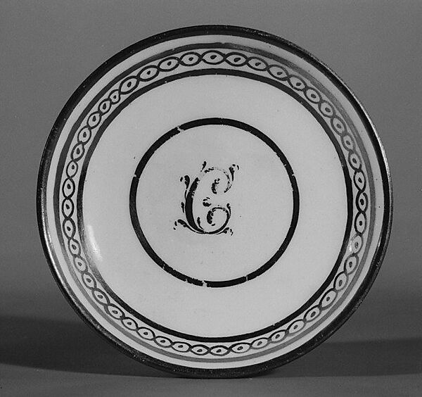 Saucer (part of a service), Worcester factory (British, 1751–2008), Soft-paste porcelain, British, Worcester