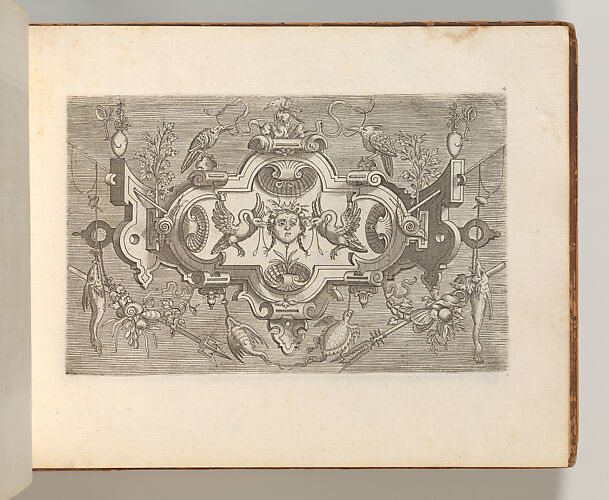 Targhe ed altri ornati di varie e capricciose invenzioni (Cartouches and other ornaments of various and capricious invention, page 4)