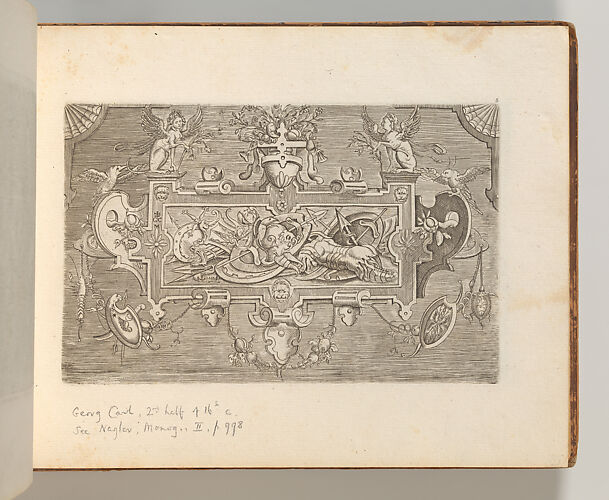 Targhe ed altri ornati di varie e capricciose invenzioni (Cartouches and other ornaments of various and capricious invention, page 5)