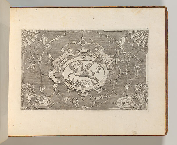 Targhe ed altri ornati di varie e capricciose invenzioni (Cartouches and other ornaments of various and capricious invention, page 6)