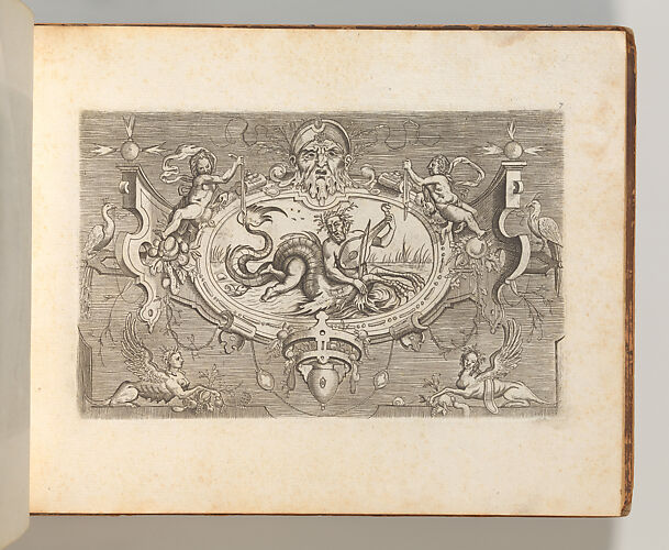 Targhe ed altri ornati di varie e capricciose invenzioni (Cartouches and other ornaments of various and capricious invention, page 7)