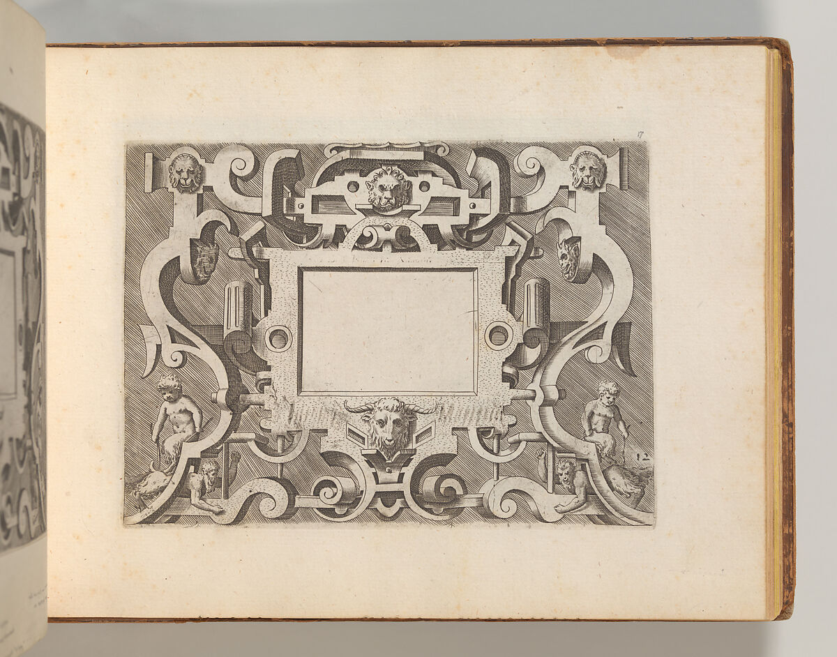 Targhe ed altri ornati di varie e capricciose invenzioni (Cartouches and other ornaments of various and capricious invention, page 20), After Hans Vredeman de Vries (Netherlandish, Leeuwarden 1527–1606 (?)  Antwerp (?)), Etching and engraving 
