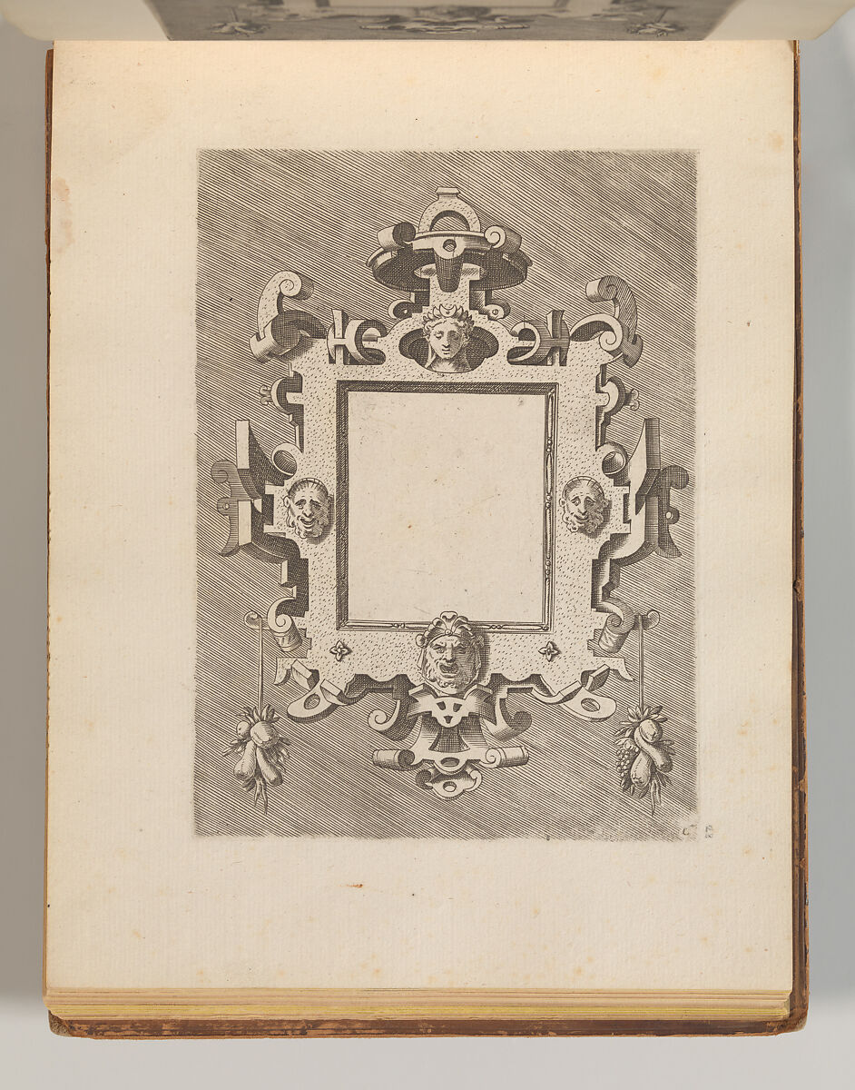 Targhe ed altri ornati di varie e capricciose invenzioni (Cartouches and other ornaments of various and capricious invention, page 29), After Hans Vredeman de Vries (Netherlandish, Leeuwarden 1527–1606 (?)  Antwerp (?)), Etching and engraving 