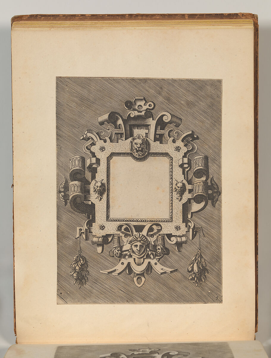 Targhe ed altri ornati di varie e capricciose invenzioni (Cartouches and other ornaments of various and capricious invention, page 30), After Hans Vredeman de Vries (Netherlandish, Leeuwarden 1527–1606 (?)  Antwerp (?)), Etching and engraving 