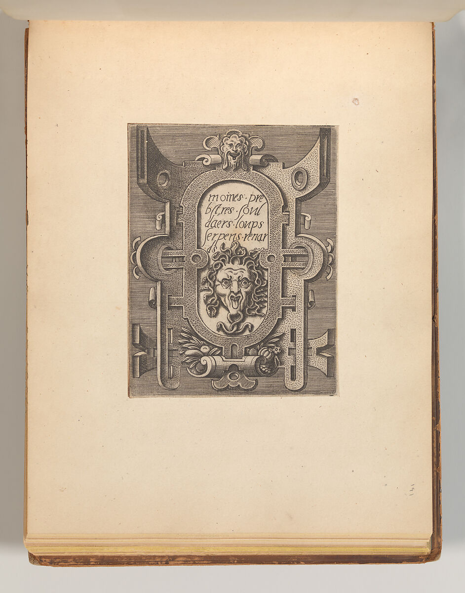 Associated with Cornelis Bos | Series fof Cartouches, in: Targhe ed ...