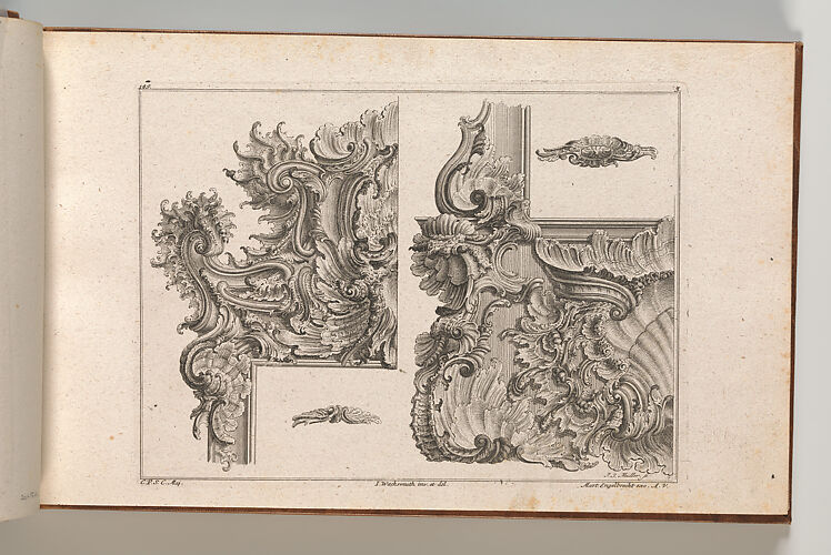 Suggestions for the Decoration of Frames, Plate 3 from 'Auβzierungen zu Thüren u. Fenster sehr nutzlich zu gebrauchen.'