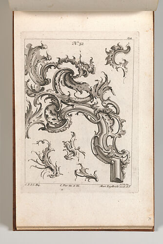 Various Designs for Rocaille Ornaments, Plate 1 from an Untitled Series of Rocaille Ornaments for Frames