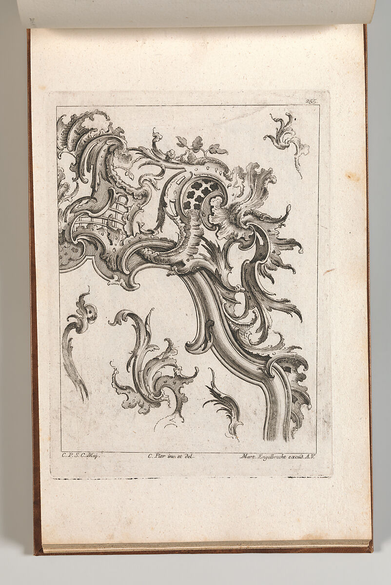 Various Designs for Rocaille Ornaments, Plate 2  from an Untitled Series of Rocaille Ornaments for Frames, Jacob Gottlieb Thelot (German, Augsburg 1708–1760 Augsburg), Etching 