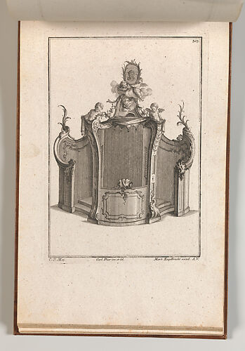 Design for a Confessional, Plate 2 from an Untitled Series of Designs for Confessionals