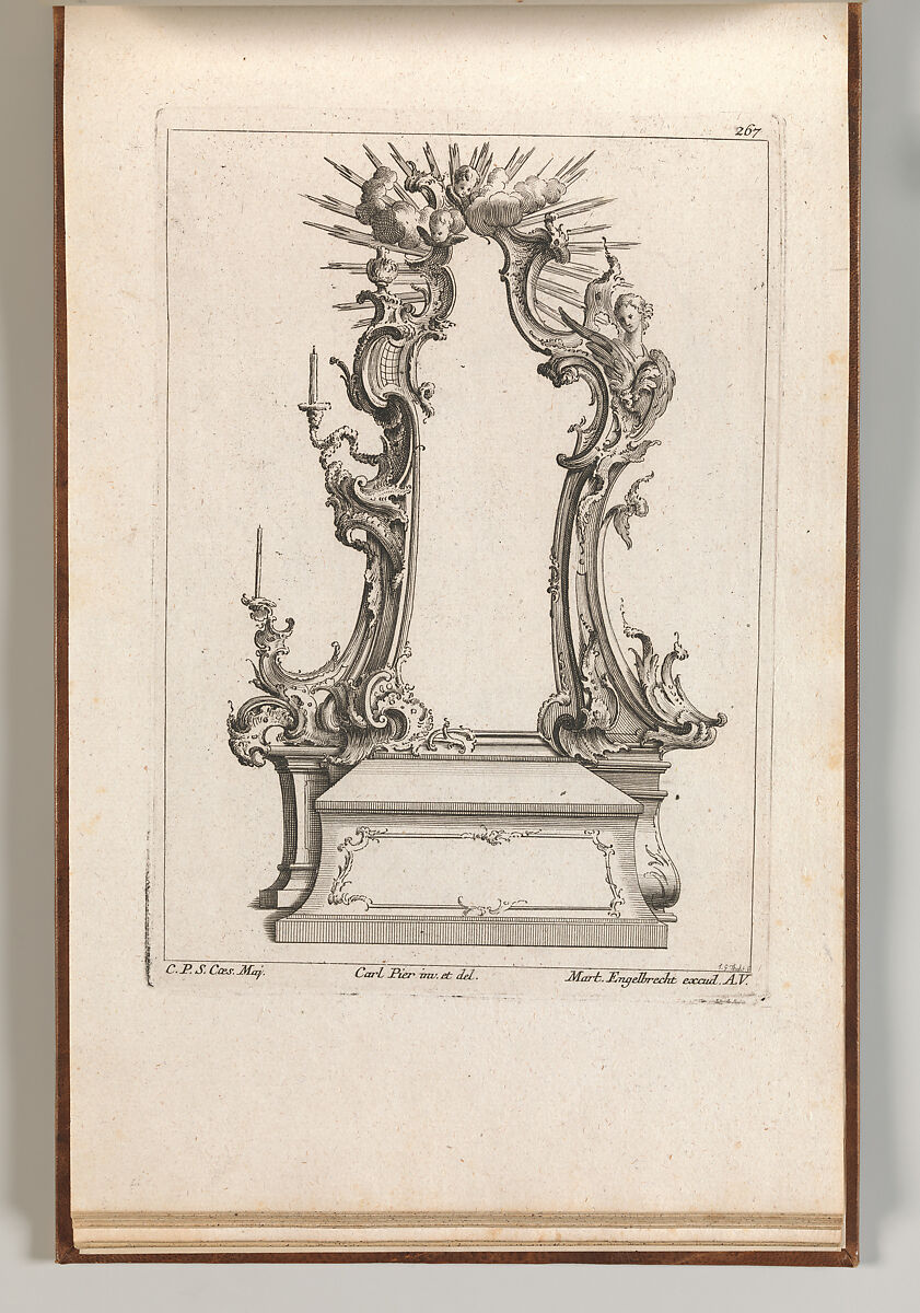Design for an Altar, Plate 4 from an Untitled Series of Designs for Altars, Jacob Gottlieb Thelot (German, Augsburg 1708–1760 Augsburg), Etching 