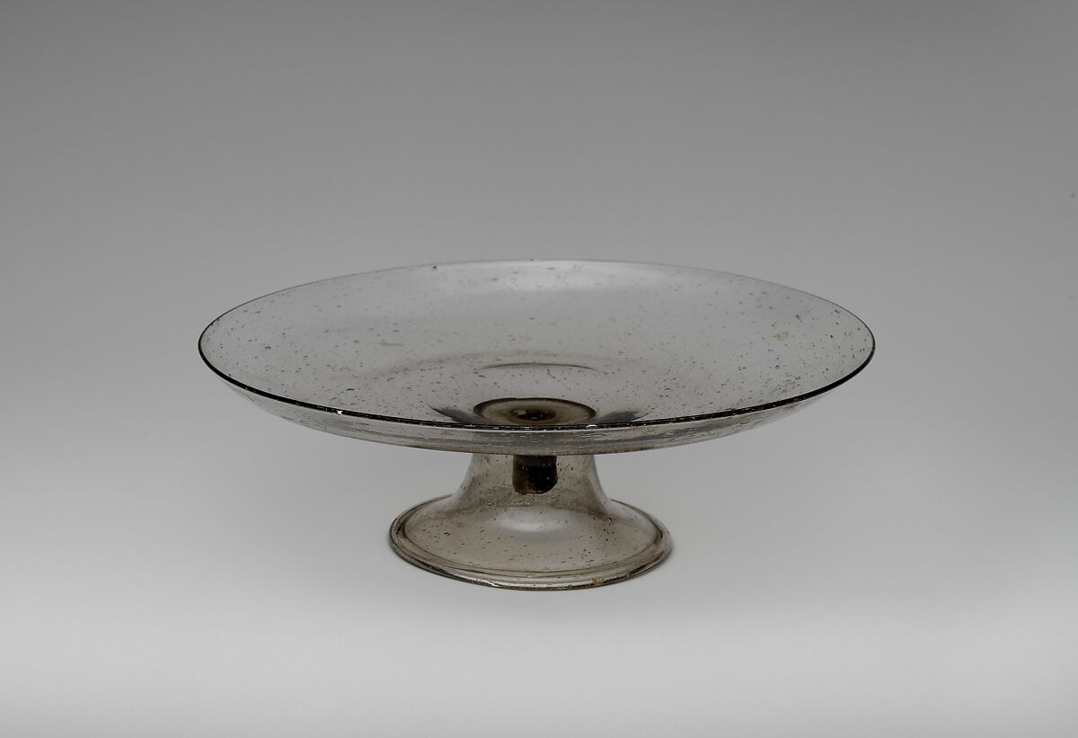 Tazza, Attributed to the Glasshouse of the Duke of Buckingham, Glass, British, London 